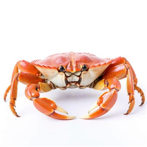 Premium AI Image | A crab with a big mouth and a big smile on its face.