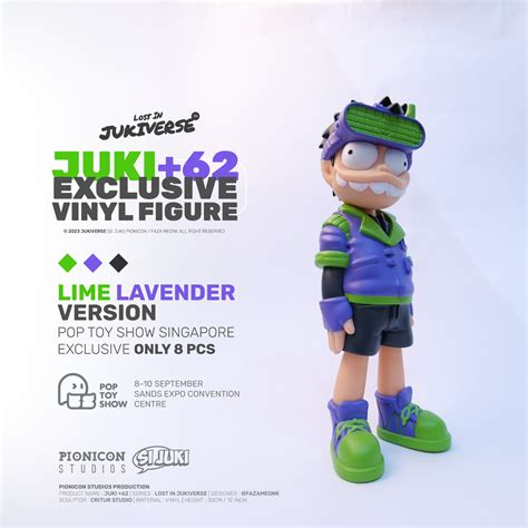 Juki+62 Toys Lime Lavender Version – Si Juki Culture Shop