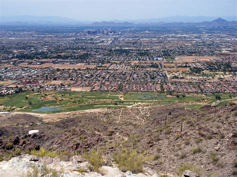 Dobbins Lookout - north: South Mountain Park, Arizona