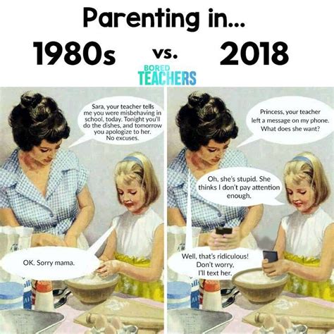 Then Vs Now | Bored teachers, Teacher humor, Teacher memes funny