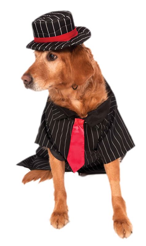 Mob Gangster Dog & Cat Costume - Pet Costume Center