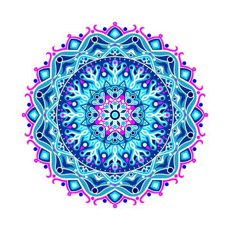 diseño moderno del vector del arte de la mandala con una hermosa mezcla ...