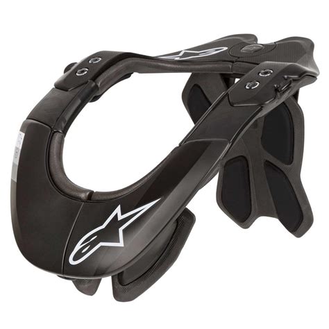 Alpinestars BNS Tech 2 Neck Brace Black Grey - Sixstar Racing