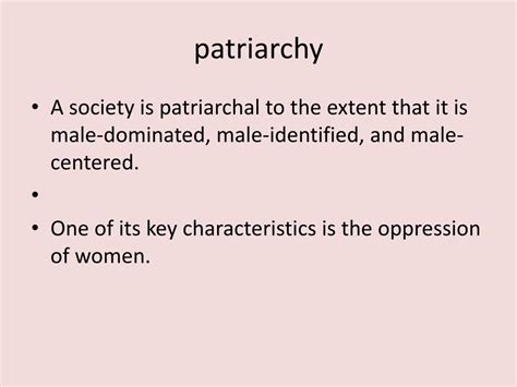 PPT - patriarchy PowerPoint Presentation, free download - ID:1815650