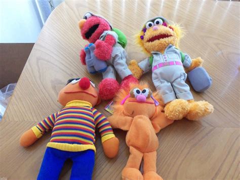 MUPPETS SESAME STREET PLUSH ELMO & ZOE BUSCH GARDENS & ERNIE & ZOE PLUSH | #1789720902