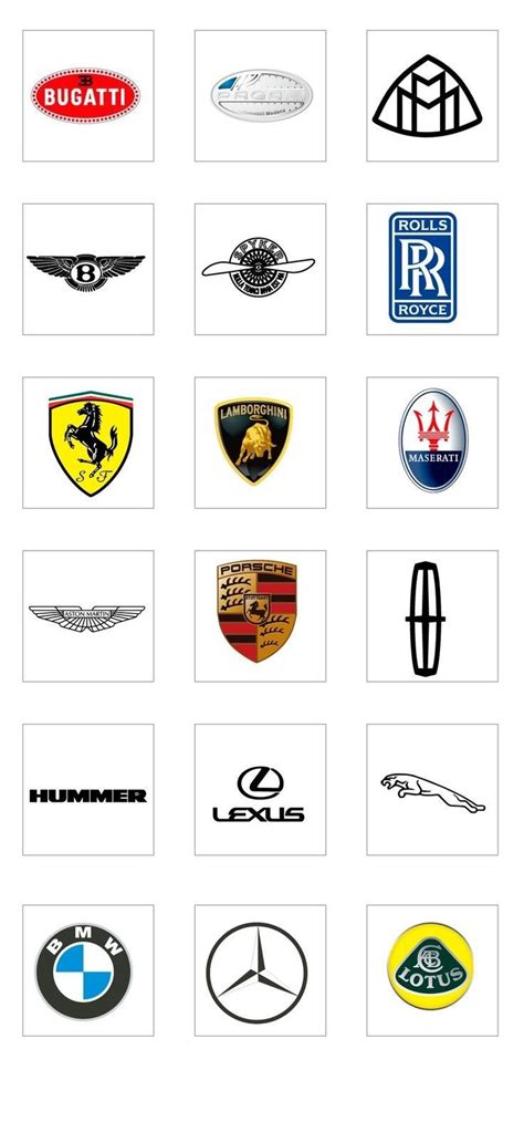 Luxury Car Logos: Explore the World of Exquisite Automotive Brands