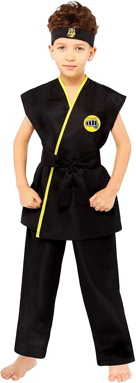 Amscan 9912053 - Kids Cobra Kai Gi Costume 6-8 Yrs: Amazon.co.uk: Clothing