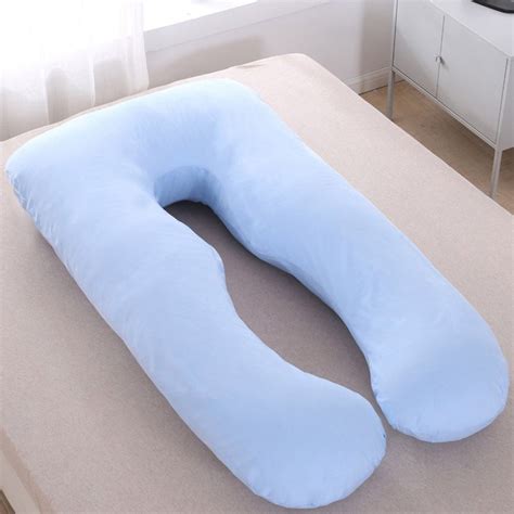 Pregnant Women Pillow Side Sleeper Cotton Washable U-Type Pillow ...