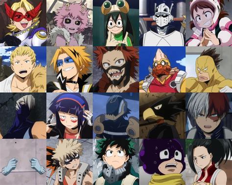 My Hero Academia Class 1-A Hero Names Quiz