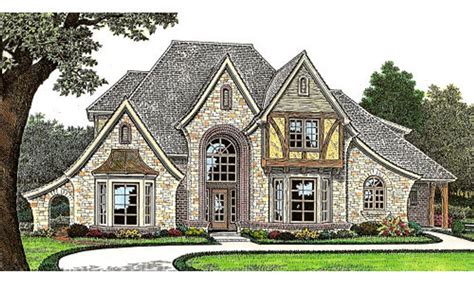 European Style House Plan - 4 Beds 4.5 Baths 3248 Sq/Ft Plan #310-643 - Houseplans.com