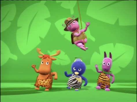 The Backyardigans As Tyrone, Pablo And Austin 3 Tarzans And Uniqua The 1 Scientist Childhood Tv ...