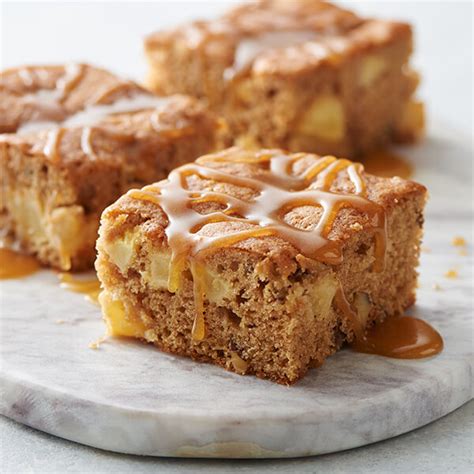 Apple Cake with Caramel Butter Sauce Recipe | Land O’Lakes