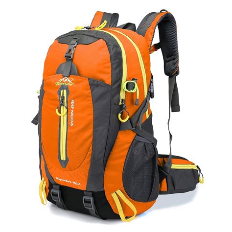 Hwjianfeng 40L Water Resistant Travel Backpack Camp Hike Laptop Daypack ...