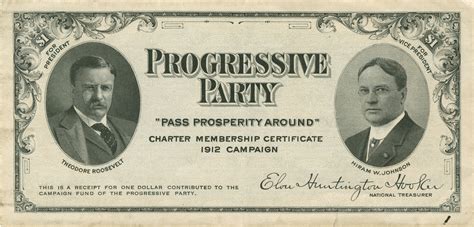 Teddy Roosevelt’s “Socialist” Party Platform