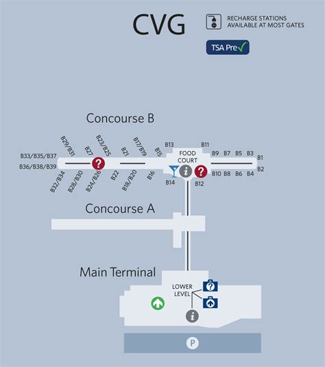 Cvg Parking Map