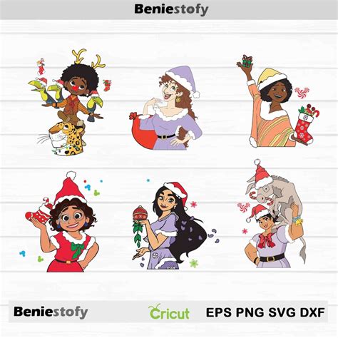 Characters Santa Svg, Bundle, Christmas Svg, Cricut File, Clipart, Svg, Png, Eps, Dxf - Etsy