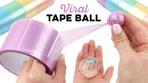 How to make viral TAPE BALLS! #asmr #diy #nanotape - YouTube