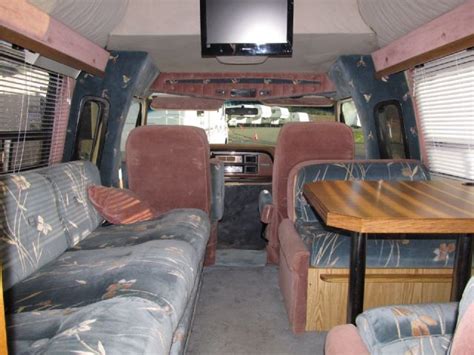 My Camper Van Interior 1986 Ford Class B+ van conversion | Vintage camper interior renovation ...