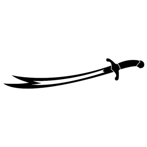 Premium Vector | Zulfikar sword icon vector illustration design template