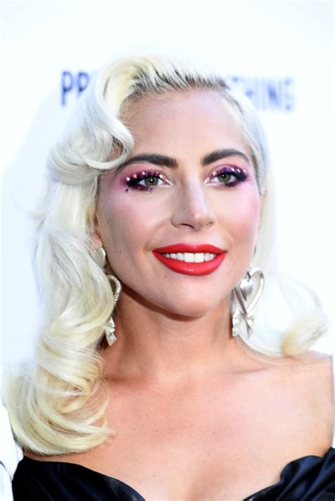 Lady Gaga With Platinum Hair | What Is Lady Gaga's Natural Hair Color ...