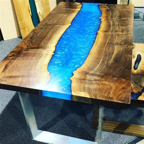 OLIVE WOOD DINING Table Epoxy Resin Table Resin Resin Walnut Decor Made ...