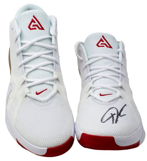 Giannis Antetokounmpo Signed Pair of (2) Nike Zoom Freak 1 Basketball ...