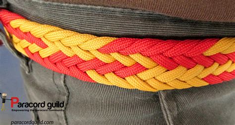 Braided paracord belt - Paracord guild