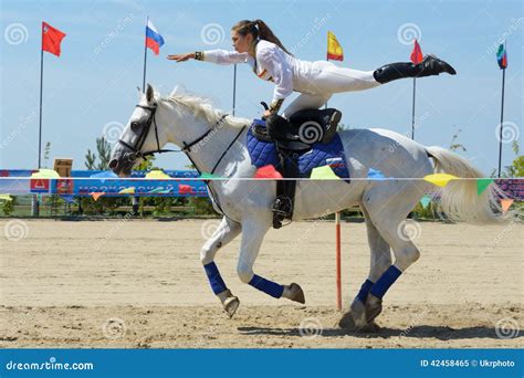 Russian Championship In Trick Riding Editorial Image - Image: 42458465