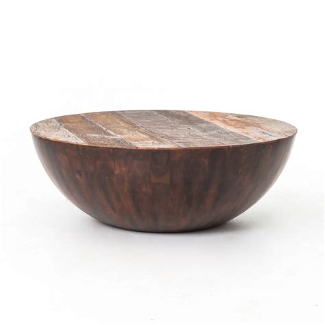 Ryan Reclaimed Wood Round Coffee Table 48" | Zin Home