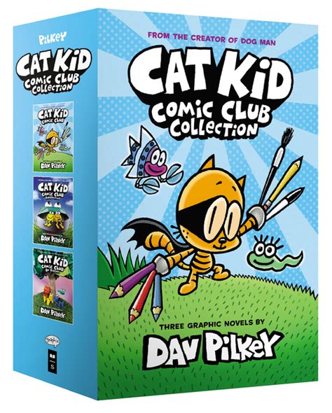 The Cat Kid Comic Club Collection: From the Creator of Dog Man (Cat Kid Comic Club #1-3 Boxed Set)