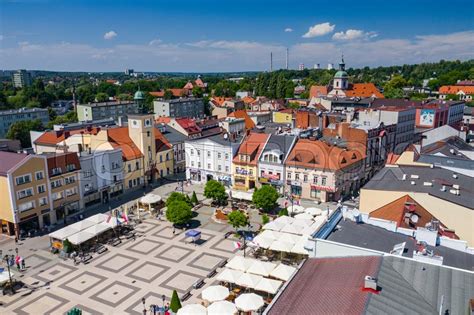 Rybnik. Poland. Aerial view of main ... | Stock image | Colourbox