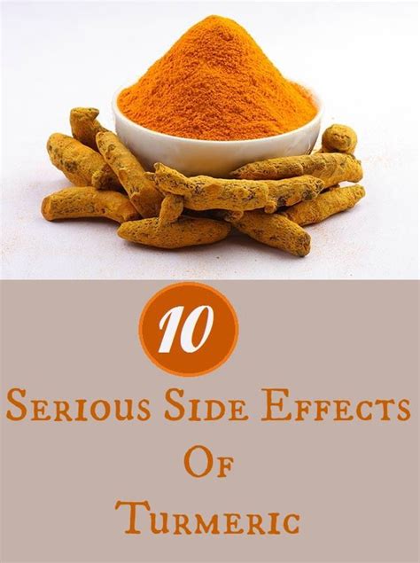 10 Serious Side Effects Of Turmeric