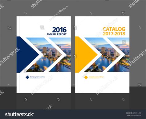 Cover Design Annual Report Business Catalog Stock Vector (Royalty Free ...