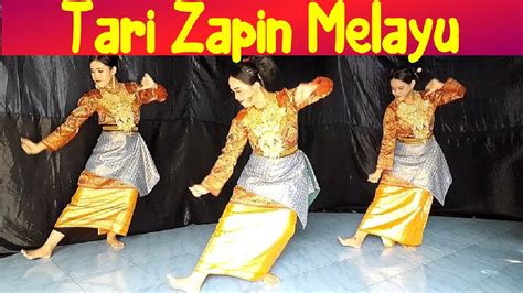 TARI ZAPIN MELAYU. GERAKAN MUDAH DAN DILENGKAPI SINOPSIS. - YouTube