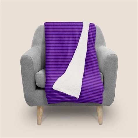 Discover «Strips in black & purple», Numbered Edition Throw Blanket by Yo Anderson - From $65 ...