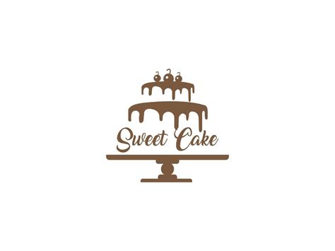 sweet cake logo cake shop logo bakery logo design vector template ...