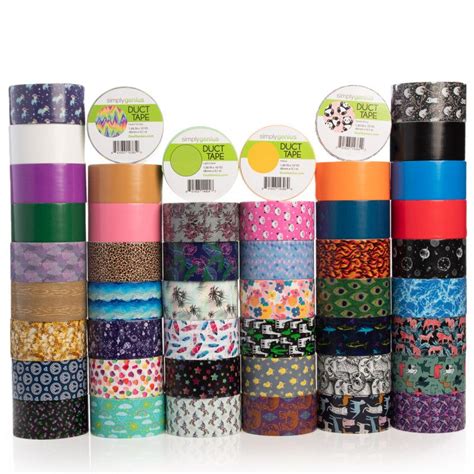 Patterned & Colored Duct Tape Roll By Simply Genius | Duct tape, Duct tape crafts, Craft supplies