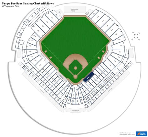 Tropicana Field Seating Chart With Row Letters | Brokeasshome.com