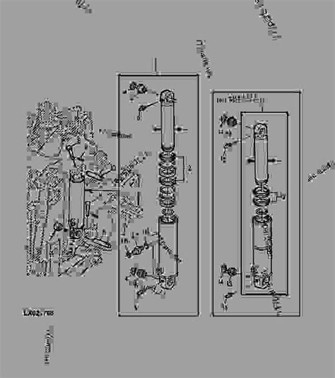 LIFT CYLINDER - TRACTOR John Deere 6300 - TRACTOR - 6200, 6300, 6400 ...