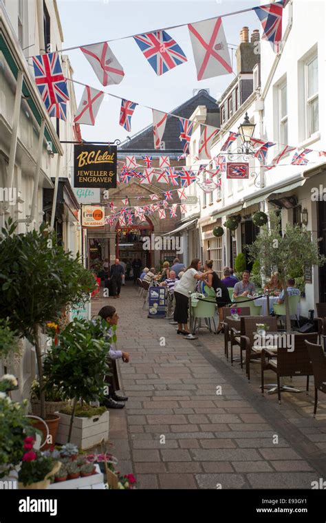 Market Street St Helier Jersey The Channel Islands Stock Photo - Alamy