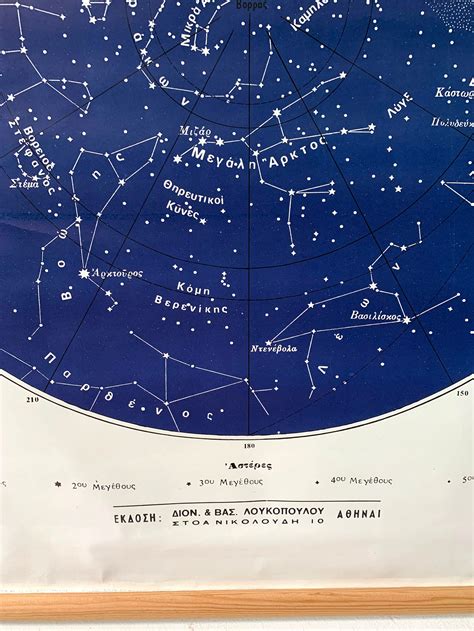 Celestial Map, Northern Hemisphere Chart, Astronomy Poster ...