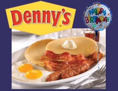 Denny's Free Grand Slam On Your Birthday!