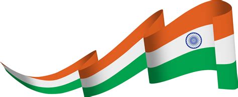 India flag ribbon banner 10259702 PNG