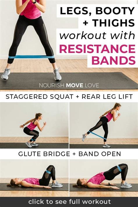 8 Best Resistance Band Exercises for Legs | Nourish Move Love