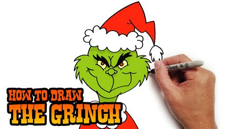 How to Draw The Grinch- Easy Art Lesson - YouTube