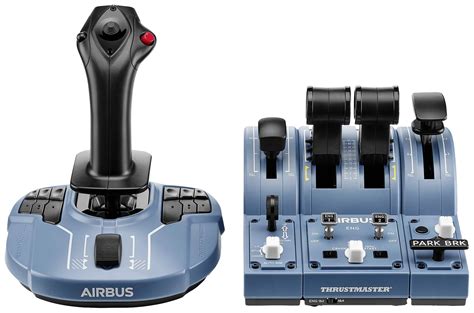 Thrustmaster TCA Captain Pack Airbus Edition Joystick USB PC Blue | Conrad.com