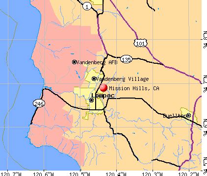 Mission Hills, California (CA 93436) profile: population, maps, real estate, averages, homes ...