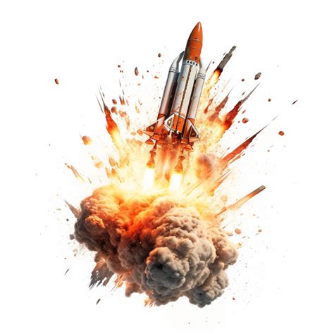 Premium Photo | Fire and forget missile with white background high