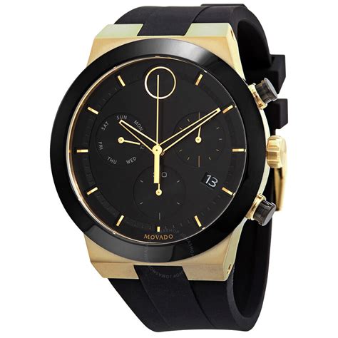 Movado Bold Fusion Chronograph Quartz Black Dial Men's Watch 3600712 0885997379328 - Watches ...