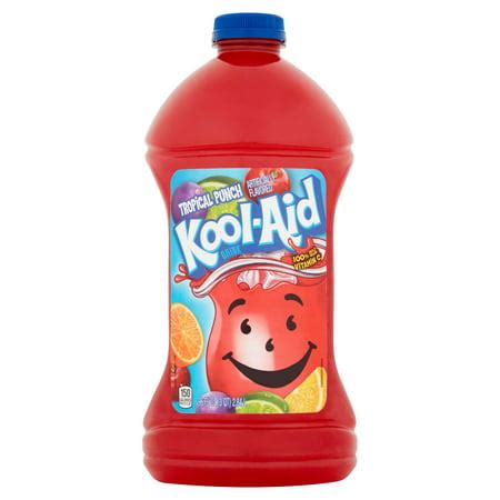 Kool-Aid Fruit Juice, Tropical Punch, 96 Fl Oz, 1 Count - Walmart.com